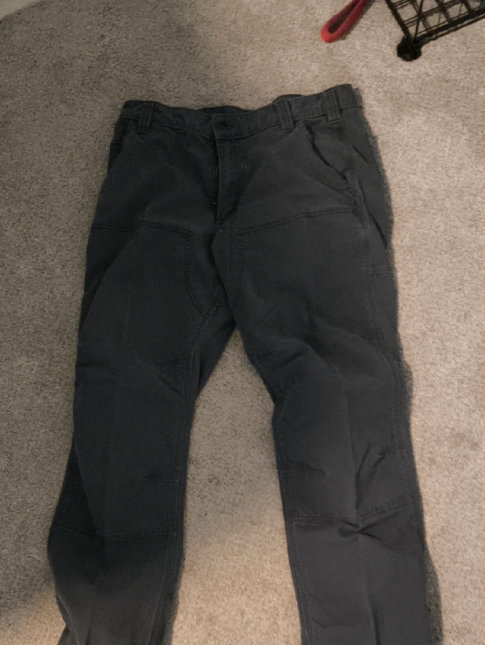 Men's Dark Carhartt Gray Utility Pants
